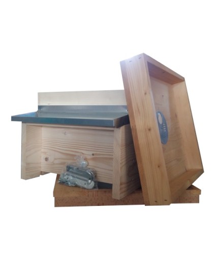 arnia da nomadismo 1k in kit di montaggio, nido coprifavo e tetto