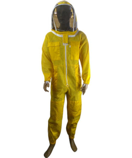 Tuta Da Apicoltura Per Bambini - Ventilata, In Cotone, Con Cappuccio, Taglia 140 Cm - Foto 3